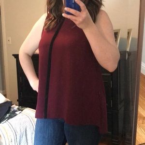 Maroon tank